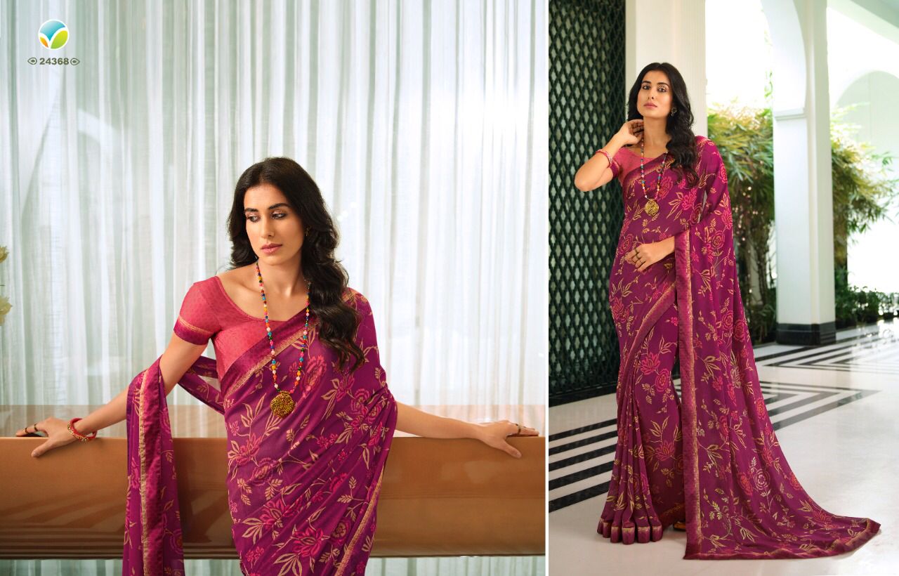 GC GAURVI 0.3 Georgette Daily Wear Sarees Catalog